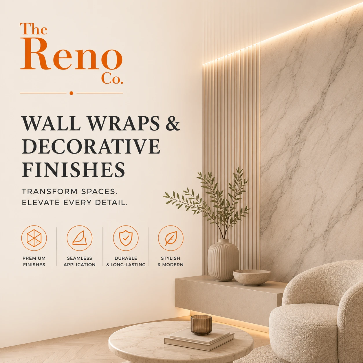 Wall Wraps & Decorative Finishes